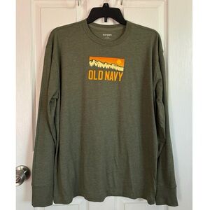 Old Navy Mountain Graphic Long Sleeve Tee